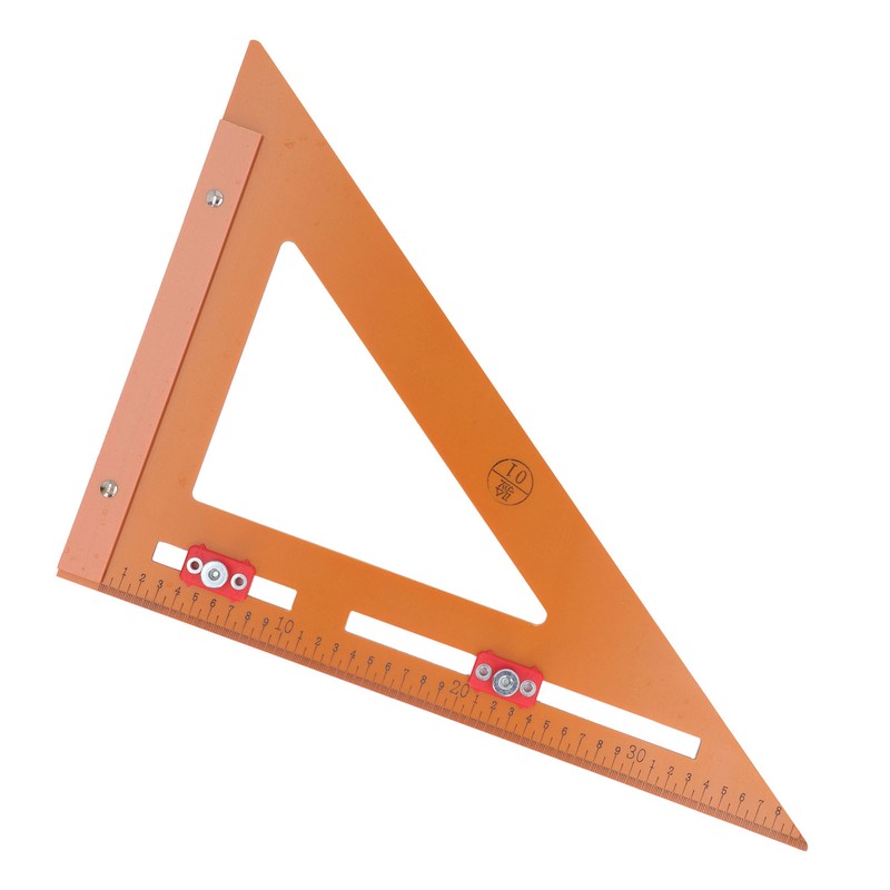 Rafter Square Multi Functional Drilling Positioning Triangle Ruler Carpenter Measuring