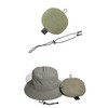 WANYING Women's Men's Gorpcore Bucket Hat Fishing Hat Reversible Bucket