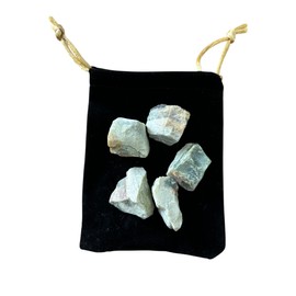 5pcs Natural Serpentine Stones 20mm-30mm 5pcs Raw Streamer Natural Serpentine Crystal for Jewelry Making (Serpentine, 5)