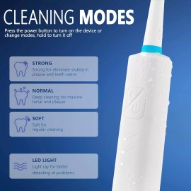 Ecardy Dental Electric Tartar, Calculus, & Plaque Remover Scraper for Polishing Stains