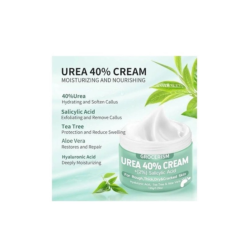 Urea Cream 40% for Feet with Salicylic Acid - 5.29