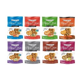 Deli Style Crunchy Pretzel Cracker Crisps, 8 Flavor Variety Pack, 7.2 Ounce Bags (Pack of 8)