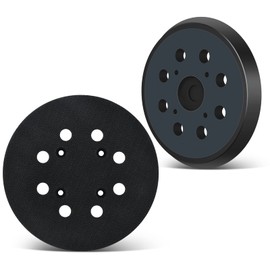 Sander Replacement Parts, Round Hook and Loop Backing Pad, 5” Sanding Pads Compatible with Ryobi RS290 RS280 P411 Ridgid R2600 R2601 Milwaukee 6021-21 6034-21 Craftsman 315 Model Orbit Sander, 2 Pack