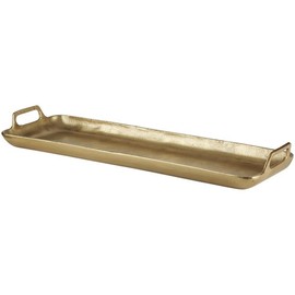 Bowery Hill Aluminum Serving Tray in Gold