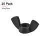 DTGN M4x0.7mm(DxP) Butterfly Wing Nuts - 25Pack - Good for