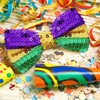 Sequin Bow Tie and Hat Set - Mardi Gras Accessory