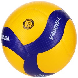 MIKASA Volleyball Lightweight No. 4 Japan Volleyball Association Certified Ball for Elementary School Students, Yellow/Blue V400W-L Recommended Internal Pressure: 0.3 kgf/cm²
