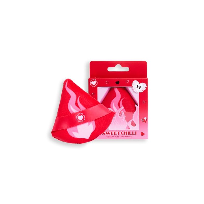 I Heart Revolution, Sweet Chilli Powder Puff Reusable Powder Applicator