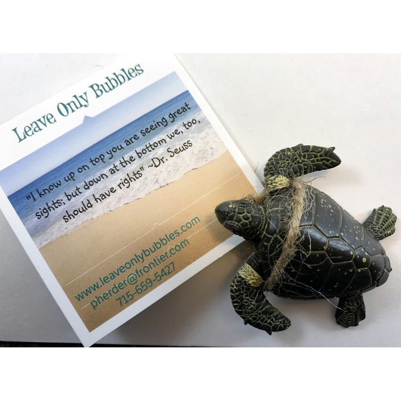 Leave Only Bubbles Collectible Set of sea Turtle Models