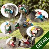 Funny Dinosaur Eating Gnomes Garden Statue – Outdoor Yard Gnome