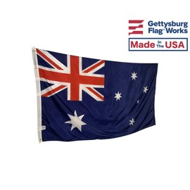 2x3' Australia Flag - All Weather Nylon & Reinforced Fly End Stitching - Made in USA