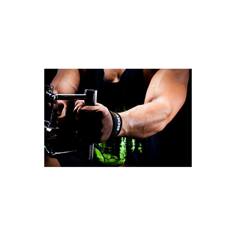 Bodyworks Bodybuilding Zughilfen Set mit Griffpolster
