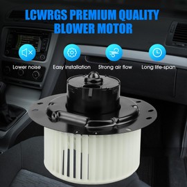 HVAC Heater Blower Motor with Fan Fits for 1997-2014 Ford E150 E250 E350 E450 E-150 E-250 E-350 E-450 Super Duty Econoline Van AC Blower Motor 700022