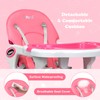 INFANS 5 in 1 Baby High Chair, Convertible Toddler Table