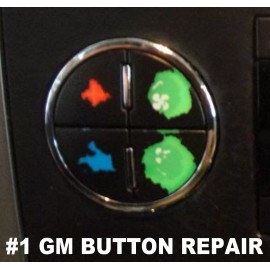 World Graphix Gm AC Climate Button Stickers Decals Tahoe Yukon Acadia Enclave  Outlook Impala