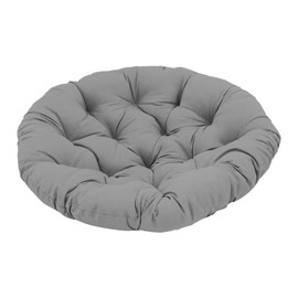Premium Egg Shaped Chair Cushion for Comfort, Dark Gray, as described