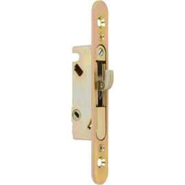 Rockwell Security Mortise Lock Surface Mount with Flaceplate for Sliding Patio Door, French Doors and Glass Sliding Doors, Residential and Commercial Use