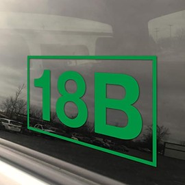 5-Pack Army MOS 18B Special Forces Weapons Sergeant Window Decal. Lifetime Replacement. 3" x 5" Heavy Duty Die Cut Vinyl Veteran Bumper Sticker. (Green)