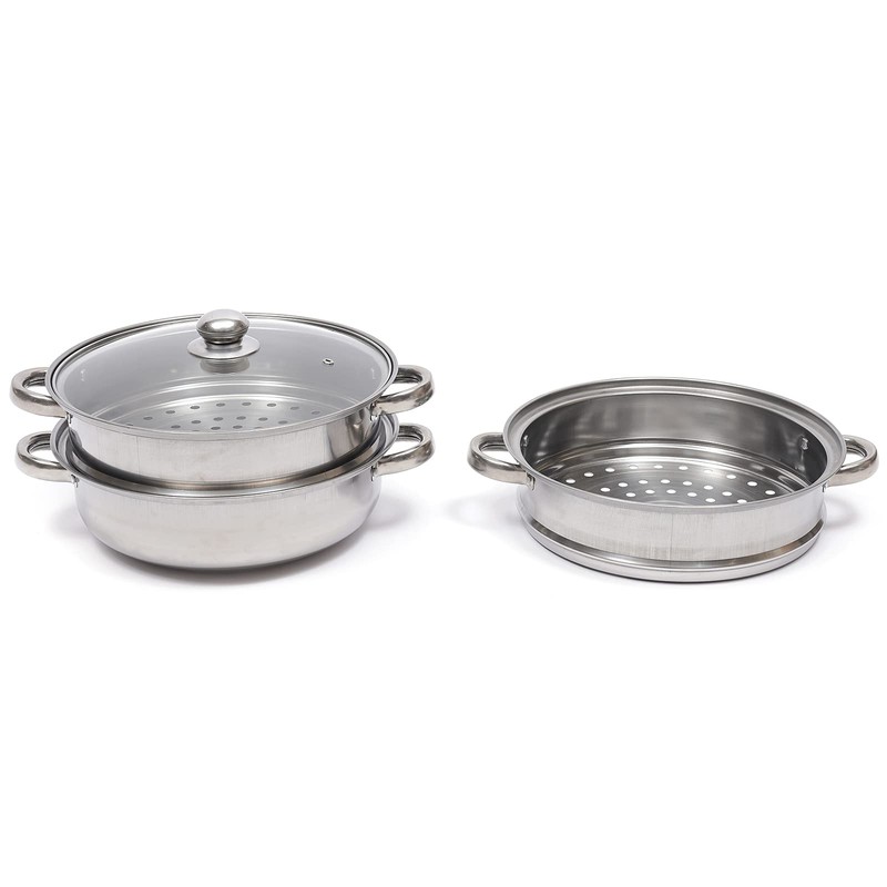 3 Tier Stainless Steel Steamer, Pot Food Steamer Cooker Steam
