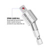 FOCMKEAS 2PCS Power Drill Sockets Adapter 1/4" Impact Square Drive