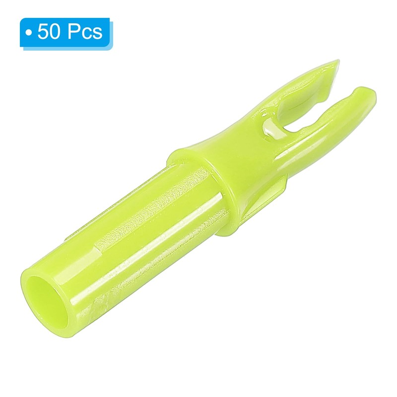 PATIKIL Archery Arrow Nocks 6.2mm 0.244", 50 Pack Insert Arrow