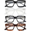 Eyekepper 4 Pack Reading Glasses Women Oversize Frame Ladies Readers