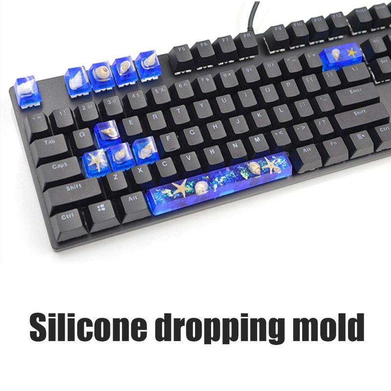 DIY Mechanical Keyboard Keycap Silicone Mold Soft Durable Keys Mold