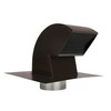 Goose Neck Painted Exhaust Roof Vent with Extension (4 Inch,