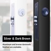 elox Narrow Stile Aluminum Door Mortise Deadlatch Lock Double Keyed