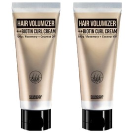 Swagger Hair Volumizer Biotin Curl Cream Tube Type, 100g, 2 Pieces / 스웨거 헤어 볼류마이저 비오틴 컬 크림 튜브형, 100g, 2개