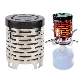 Camping Mini Heater, Stainless Steel Portable Camping Stove, Tent Heating Cover, for Outdoor Backpacking Hiking Traveling BBQ