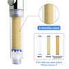 uxcell 6 Pcs Shower Head Filter with Calcium Balls 3.3