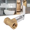 Water Stop Valve 3/4in Concealed Ceramic Brass Electroplated Water Valve