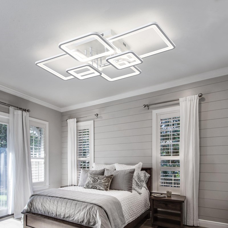 Shine LUEST LED Ceiling Lights for Bedroom Dimmable Modern 6
