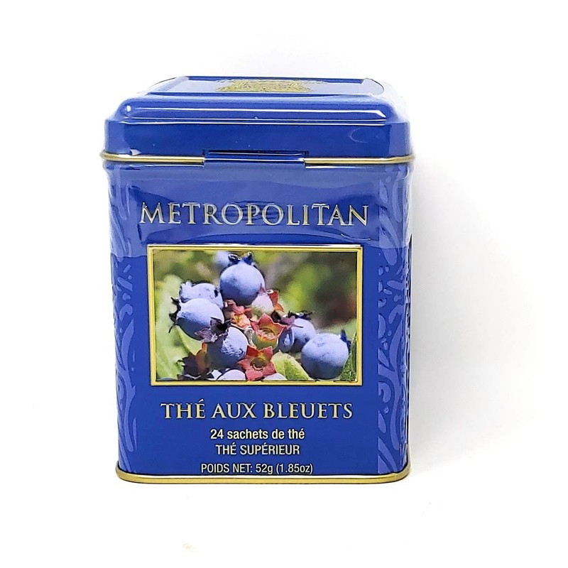 Wild Blueberry Black Tea by Metropolitan 24 Bags in Decorative
