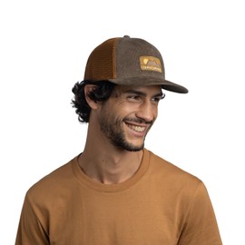 Buff Unisex Explore Trucker Cap, Brown