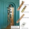 HOWHY Hidden Hinge Hardware for Heavy Duty Wood Doors &