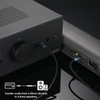 MillSO 6.35mm 3.5mm Converter Cable Male to Male Audio Converter
