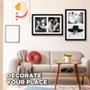 Qunclay 14x20 Inch Double Magazine Frame Displays Two 8x11 Inch