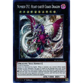 Number C92: Heart-Earth Chaos Dragon - BLAR-EN069 - Secret Rare - 1st Edition