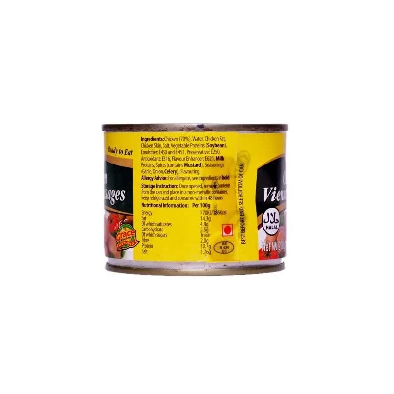 Grace Chicken Vienna Sausages, 200g