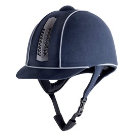 Rhinegold Reflective Pro Riding Hat-6.3/4-Navy