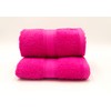 Lex's Linens Pack of 2 100% Combed Cotton Hot Pink