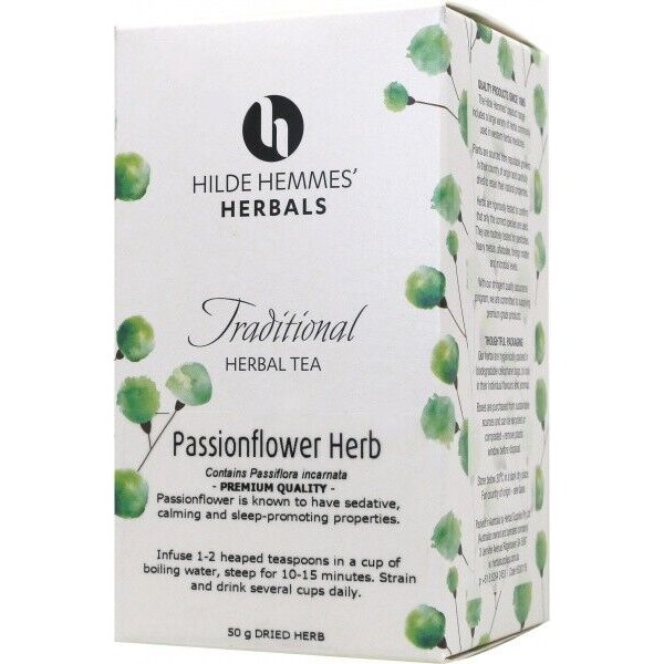 3 x 50g HILDE HEMMES HERBALS Passionflower Herb (150g) Traditional Herbal Tea