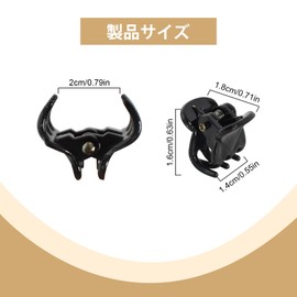 Mini Hair Clips Hair Accessories Clips Small Non Slip 24 Pieces Black Brown Cute Mini Hair Clips for Women Women Baby Girls Kids