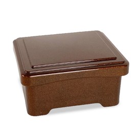 J-kitchens J-kitchens Unaju Large Box, Mini Bowl Weight, Vermilion Lacquer Eel, Made in Japan