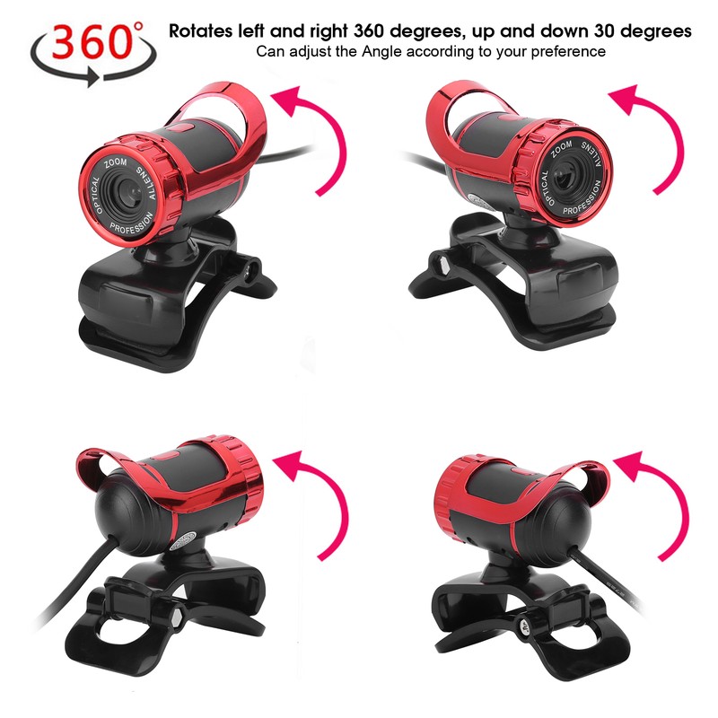HXSJ LG68 Webcam BuiltIn SoundAbsorbing Microphone USB Camera for Teaching