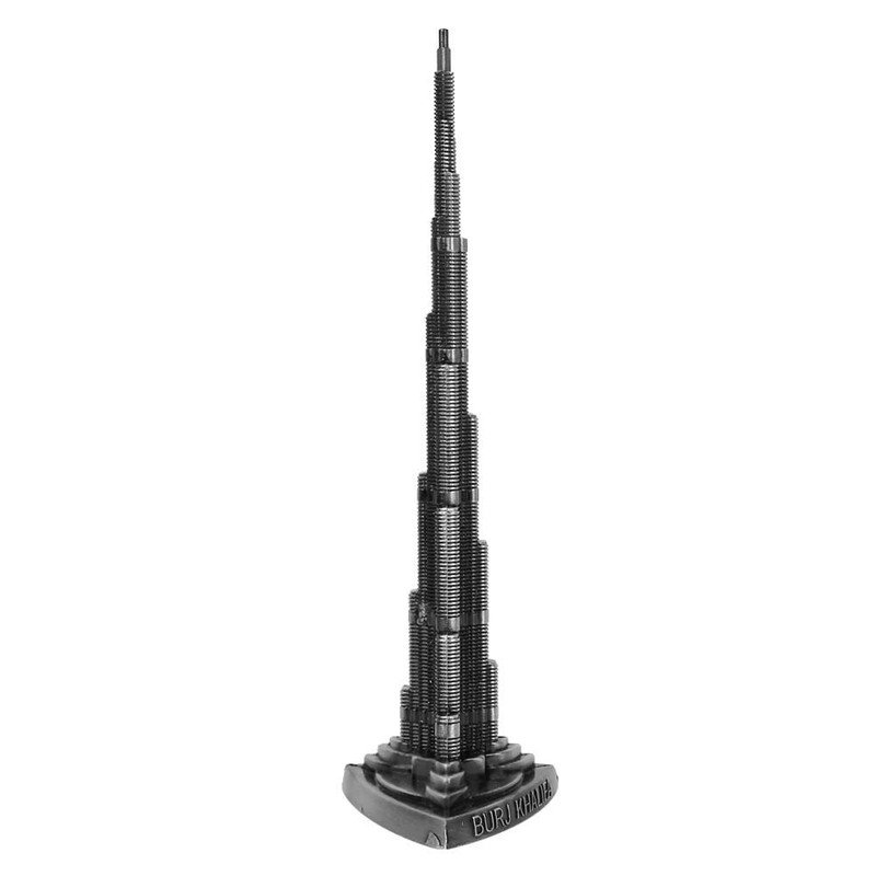 Burj Khalifa Miniature Dubai Tower Model Alloy Art for Office