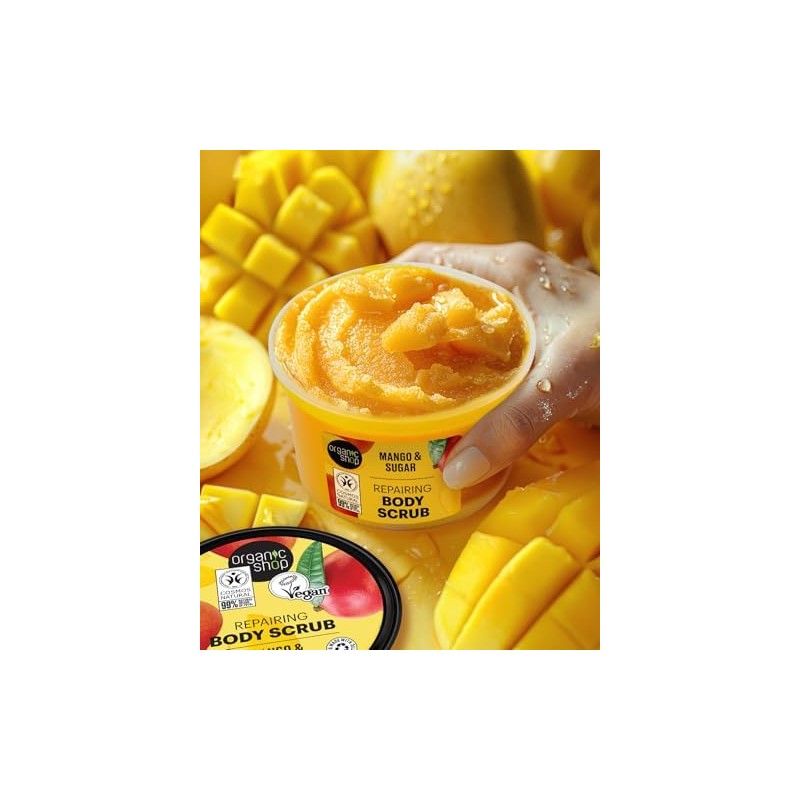 ORGANIC SHOP EXFOLIANTE CORPORAL REPARADOR DE MANGO Y AZUCAR 250ML