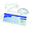 Westcott Five Piece Math Tool Kit, Blue and Gray (14550)